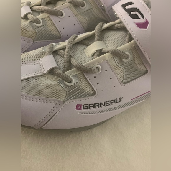 Louis Garneau Triathlon Cycling Shoes Women’s EU 43 US 11.5 White Pink - Picture 4 of 11